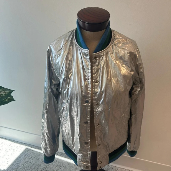 Fun Y2K Levi’s reversible thermal jacket women’s medium but is def for  all - Picture 9 of 9